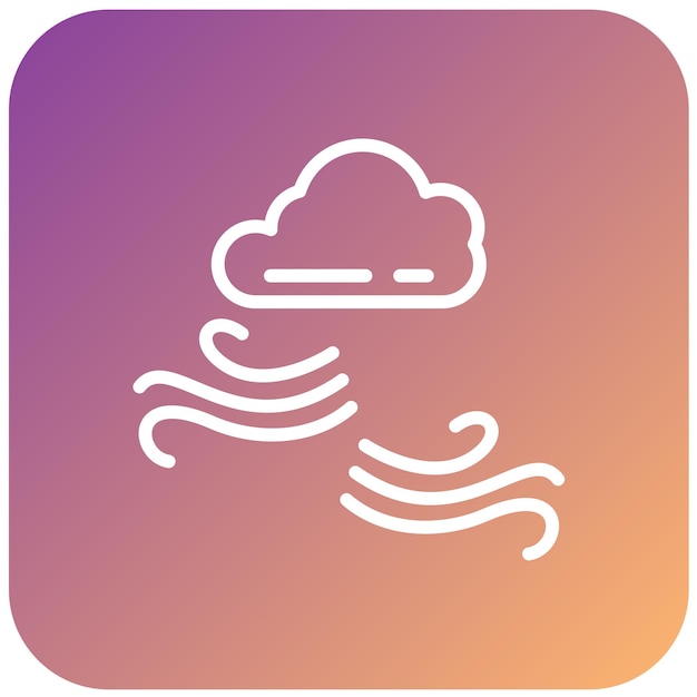 Diseño vectorial del estilo del icono de Breeze