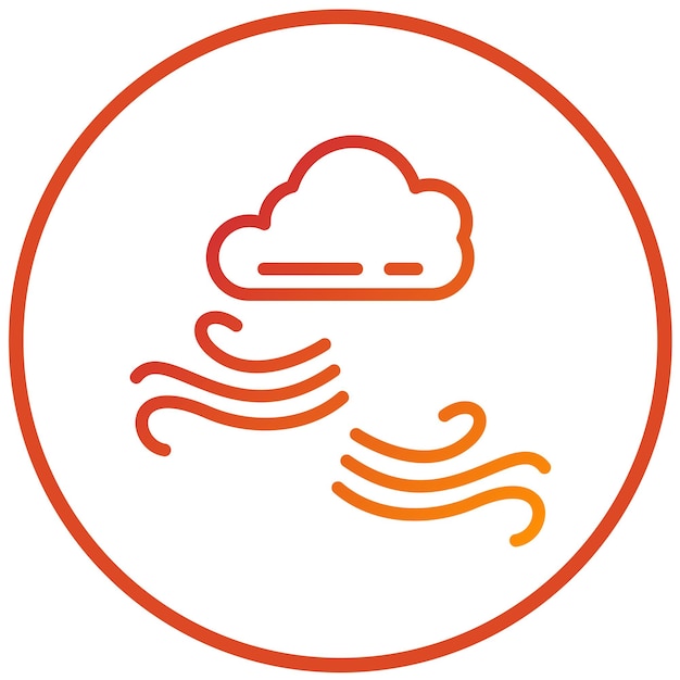Diseño vectorial del estilo del icono de Breeze