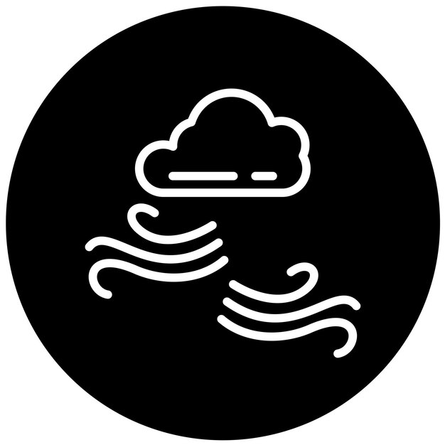 Diseño vectorial del estilo del icono de Breeze