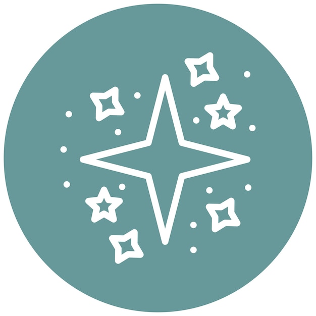 Diseño vectorial Estilo de icono brillante brillante