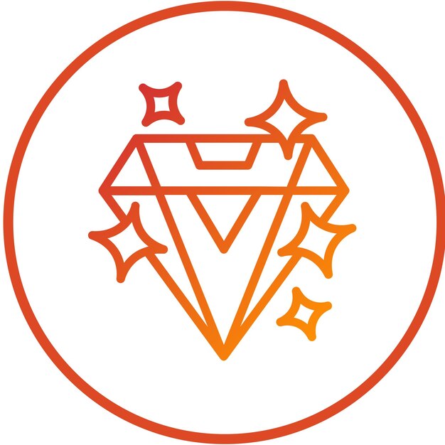 Diseño vectorial Estilo de icono brillante