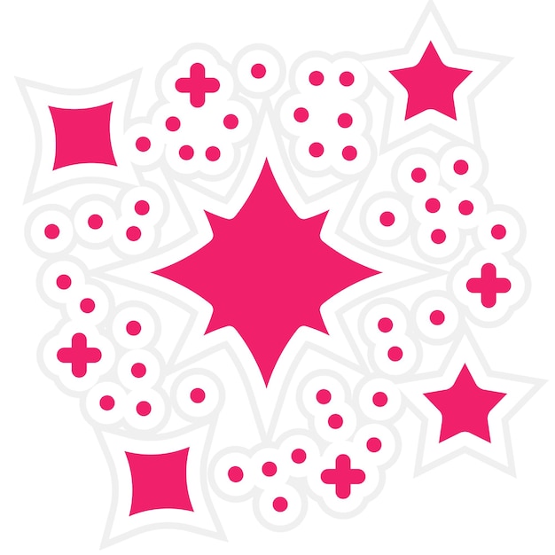 Diseño vectorial Estilo de icono brillante