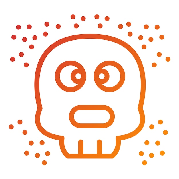 Diseño vectorial estilo de icono de brillo alegre