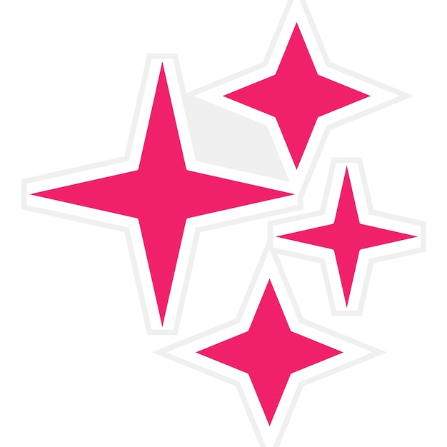 Diseño vectorial Estilo de icono de brillo