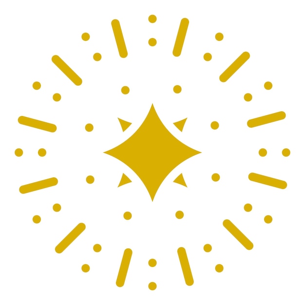 Diseño vectorial de estilo de icono de brillo