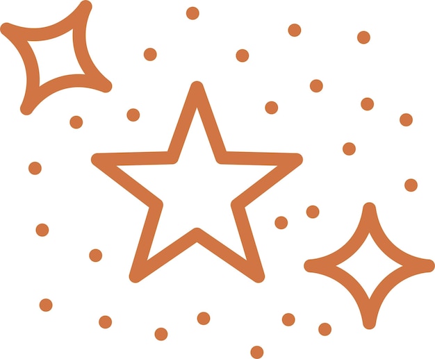 Diseño vectorial estilo de icono de brillo