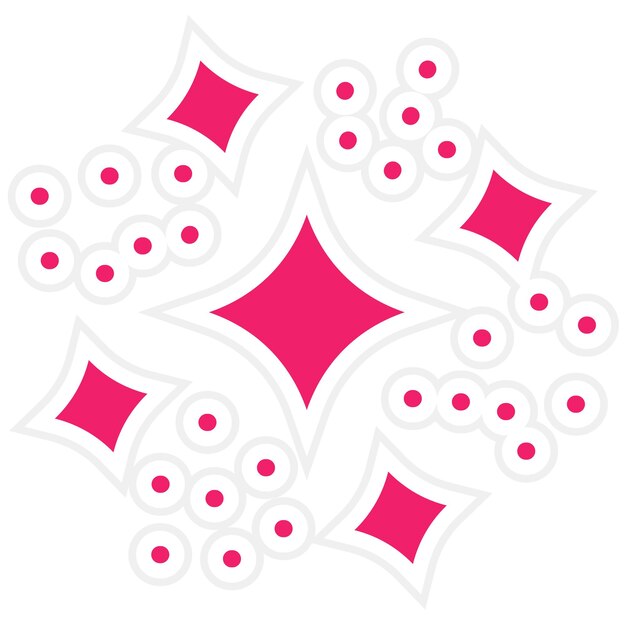 Diseño vectorial estilo de icono de brillo
