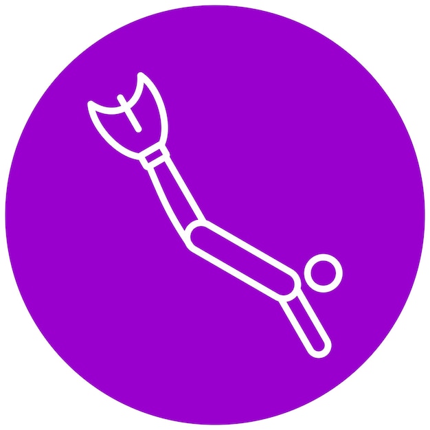 Diseño vectorial Estilo del icono de buceo libre