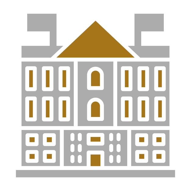 Diseño vectorial estilo de icono de Buckingham