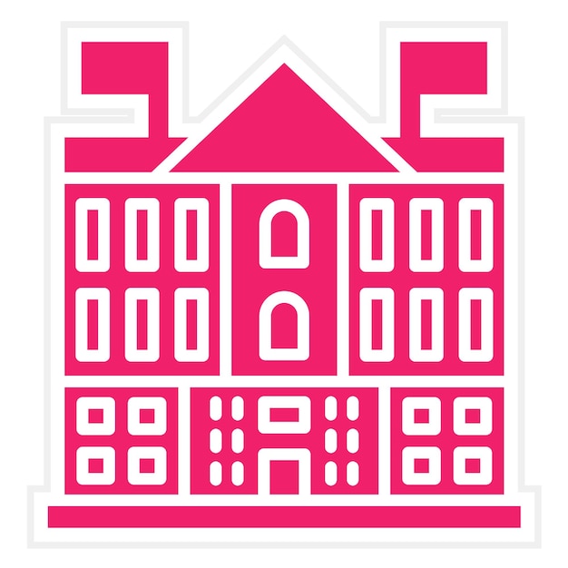 Diseño vectorial estilo de icono de Buckingham