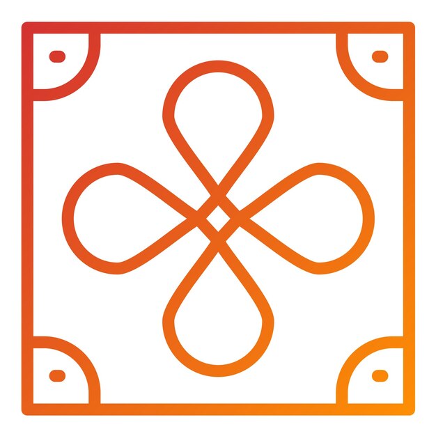 Diseño vectorial Estilo de icono de bucle infinito