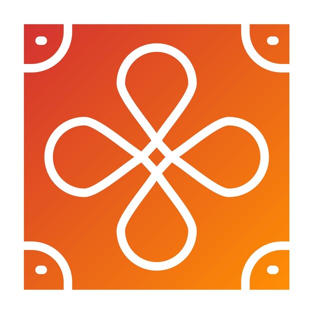 Diseño vectorial Estilo de icono de bucle infinito