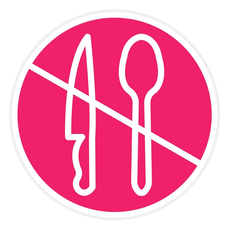 Vector diseño vectorial estilo del icono de la bulimia