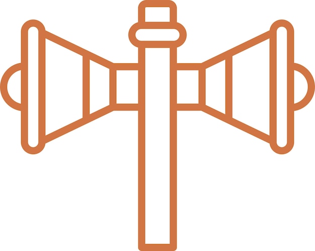 Diseño vectorial Estilo del icono de Bullhorn