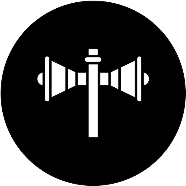 Diseño vectorial Estilo del icono de Bullhorn