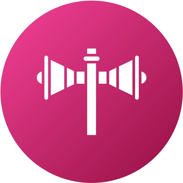 Diseño vectorial Estilo del icono de Bullhorn
