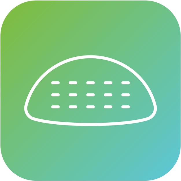 Diseño vectorial Estilo del icono de Bun