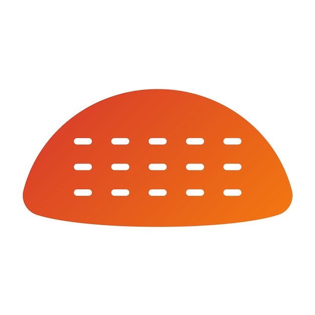 Diseño vectorial Estilo del icono de Bun
