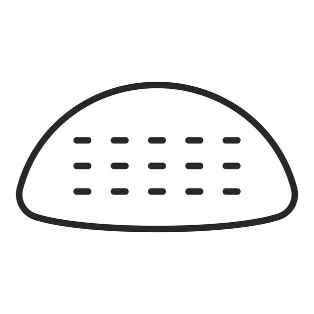 Diseño vectorial Estilo del icono de Bun