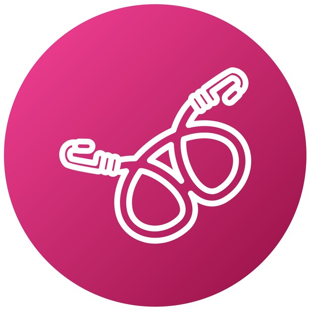 Diseño vectorial del estilo del icono Bungee
