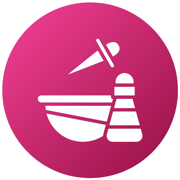 Diseño vectorial estilo de icono de búsqueda de sabor
