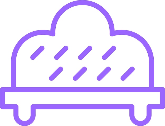 Diseño vectorial Estilo del icono de la cabecera tapizada