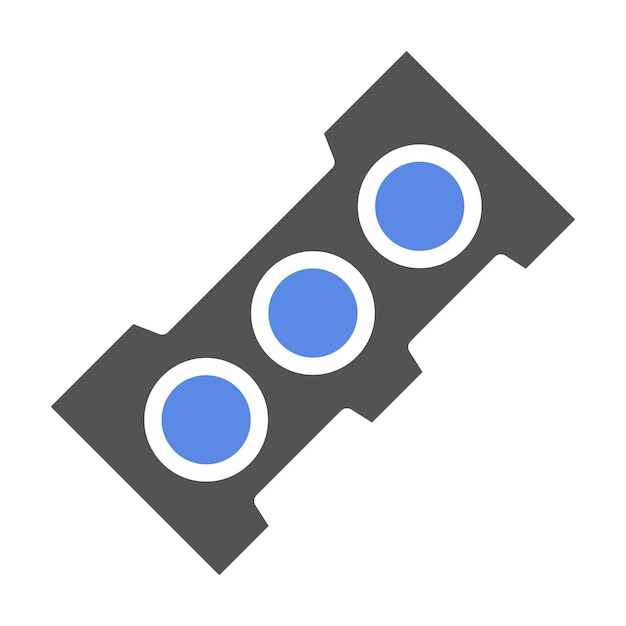 Diseño vectorial Estilo del icono de la cabeza del cilindro