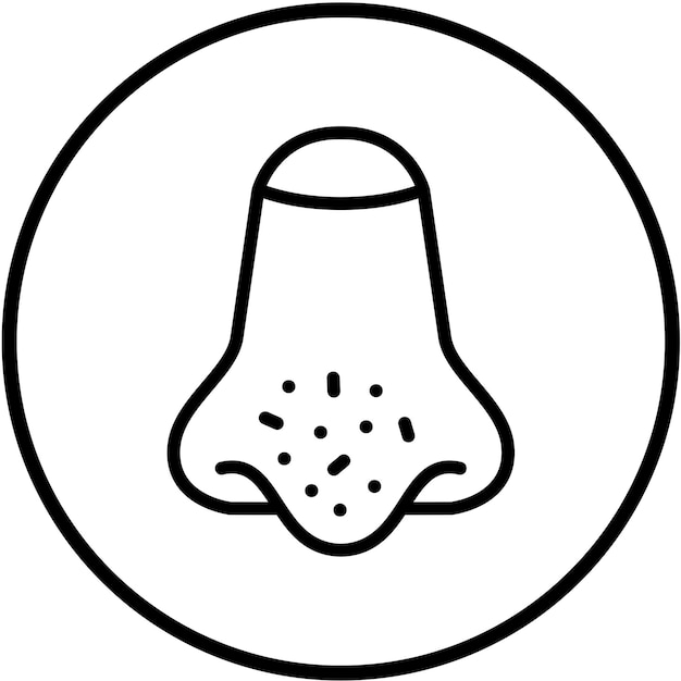 Diseño vectorial Estilo del icono de cabeza negra