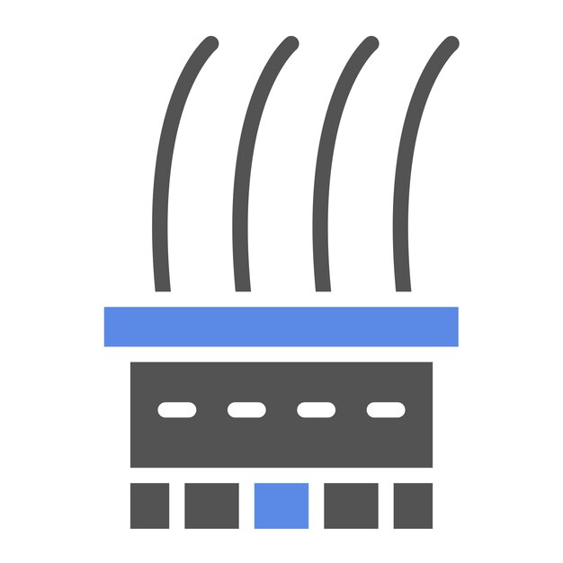Diseño vectorial Estilo del icono del cable Molex