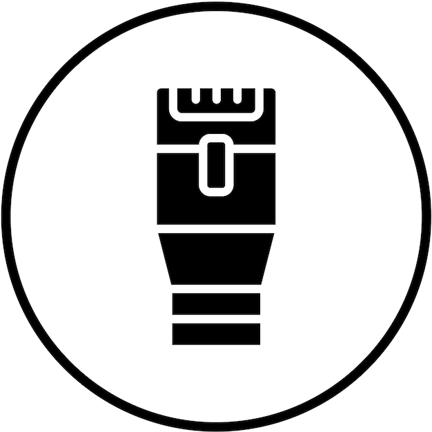 Diseño vectorial del estilo del icono del cable de la red