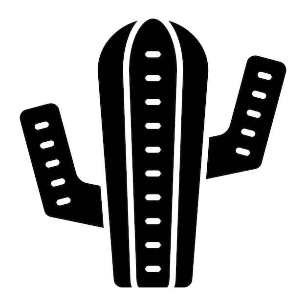 Diseño vectorial Estilo de icono de cactus