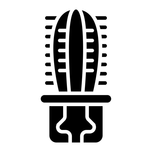 Diseño vectorial Estilo de icono de cactus
