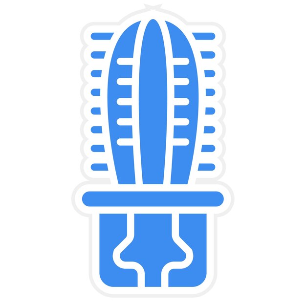 Diseño vectorial Estilo de icono de cactus