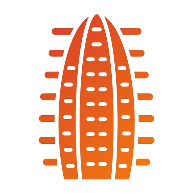 Diseño vectorial Estilo de icono de cactus