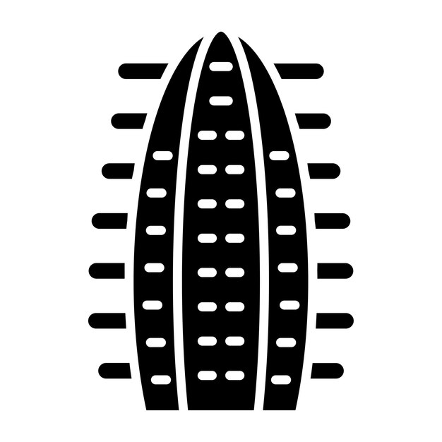 Diseño vectorial Estilo de icono de cactus
