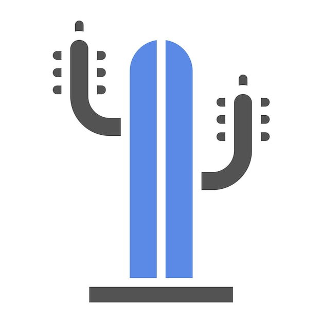 Diseño vectorial Estilo de icono de cactus