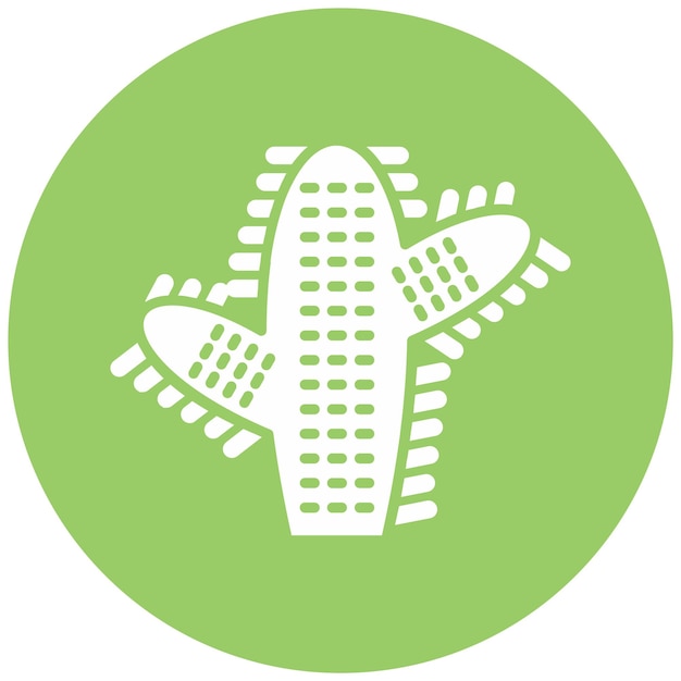 Diseño vectorial Estilo de icono de cactus