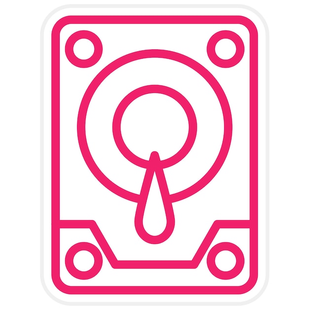 Diseño vectorial de estilo de icono de Caddy Drive