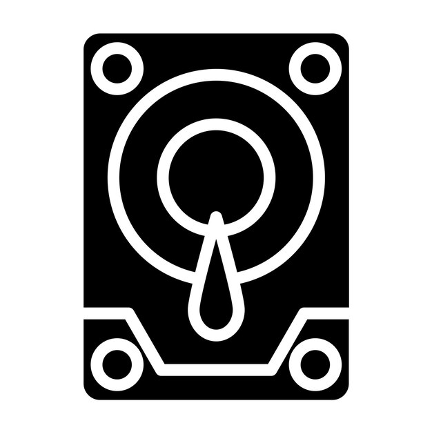 Diseño vectorial de estilo de icono de Caddy Drive