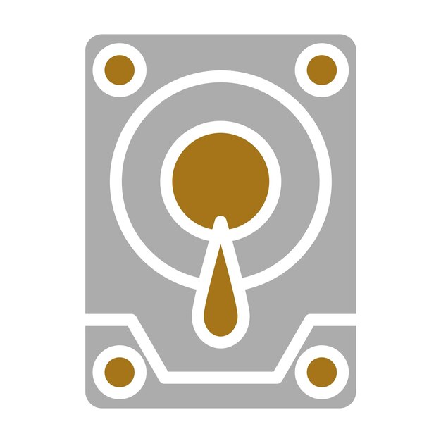 Diseño vectorial de estilo de icono de Caddy Drive