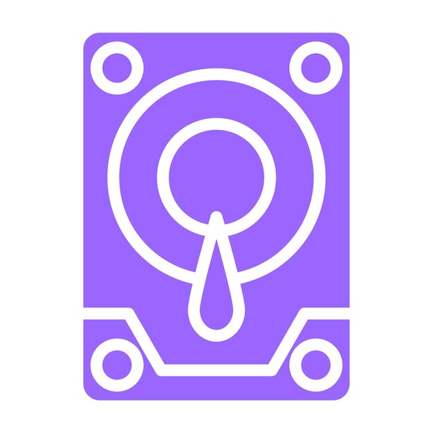 Diseño vectorial de estilo de icono de Caddy Drive
