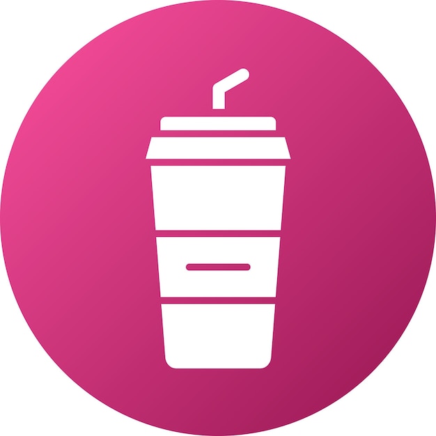 Diseño vectorial de estilo de icono de café para llevar