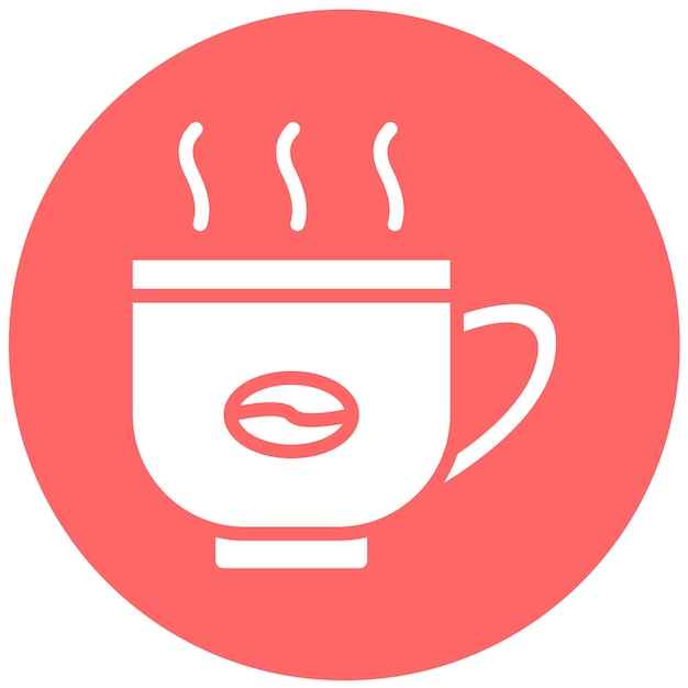 Diseño vectorial de estilo de icono de café