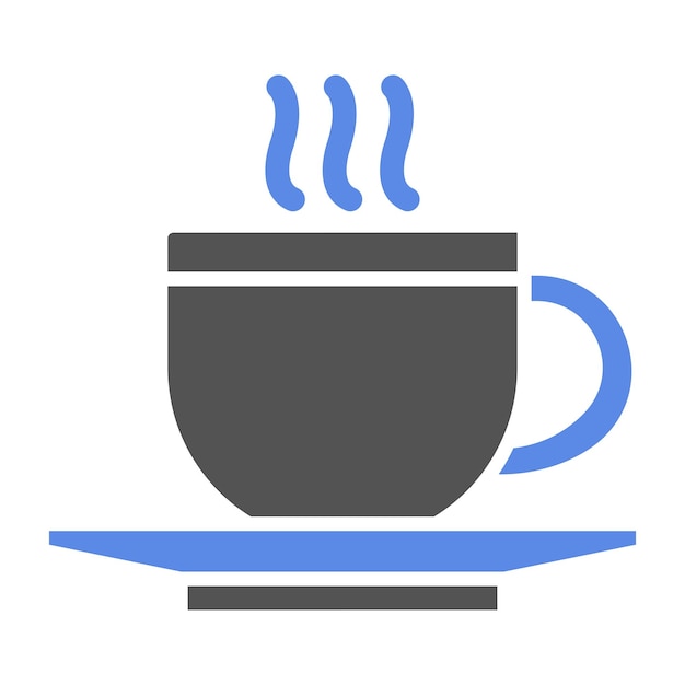 Diseño vectorial de estilo de icono de café