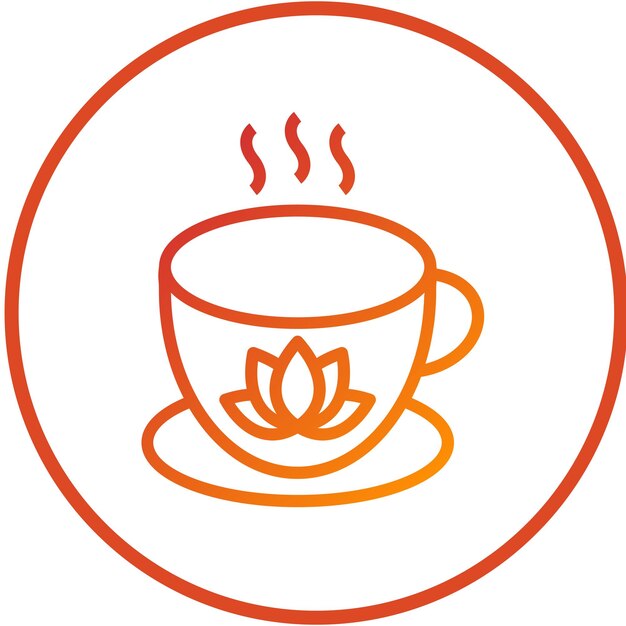 Diseño vectorial de estilo de icono de café