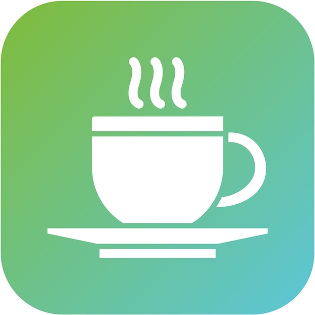 Diseño vectorial de estilo de icono de café