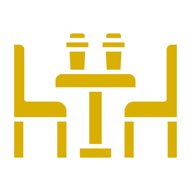 Diseño vectorial estilo icono de café