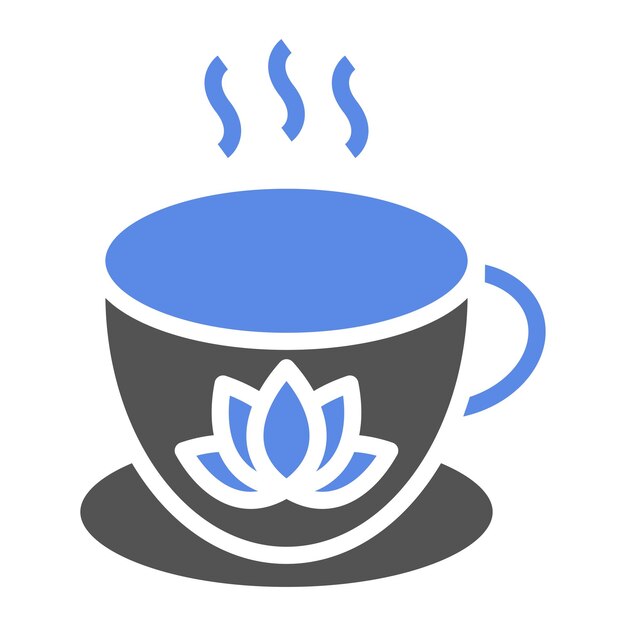 Diseño vectorial de estilo de icono de café
