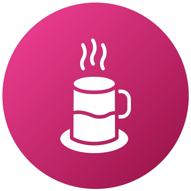 Diseño vectorial de estilo de icono de café