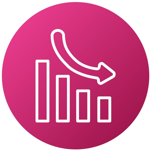 Diseño vectorial Estilo del icono de caída